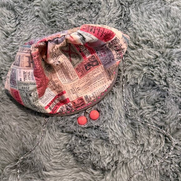 Whimsical Bubble Purse – Bronze Clasp & Silver Chain – Statement Bag - Picture 5 of 13